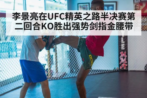 李景亮在UFC精英之路半决赛第二回合KO胜出强势剑指金腰带